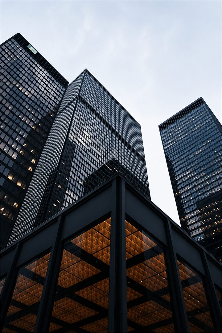 Edifícios representando soluções empresariais